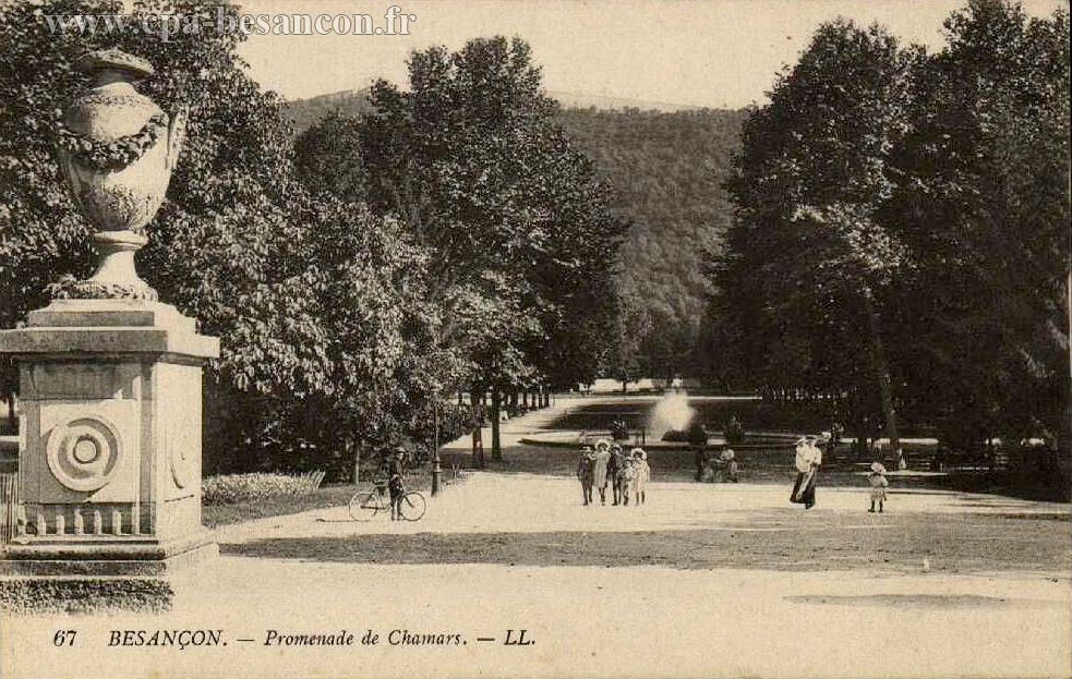 67 BESANÇON. - Promenade de Chamars.